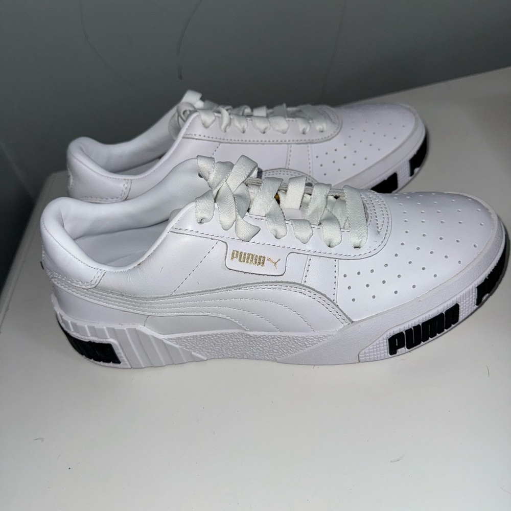 Puma white cali bold women's sneakers